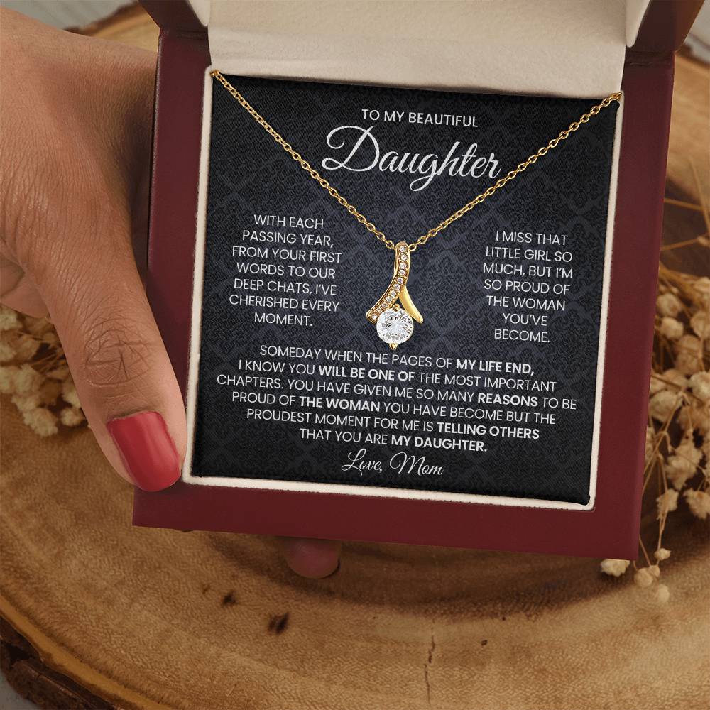 Daughter Alluring Beauty Necklace Gift