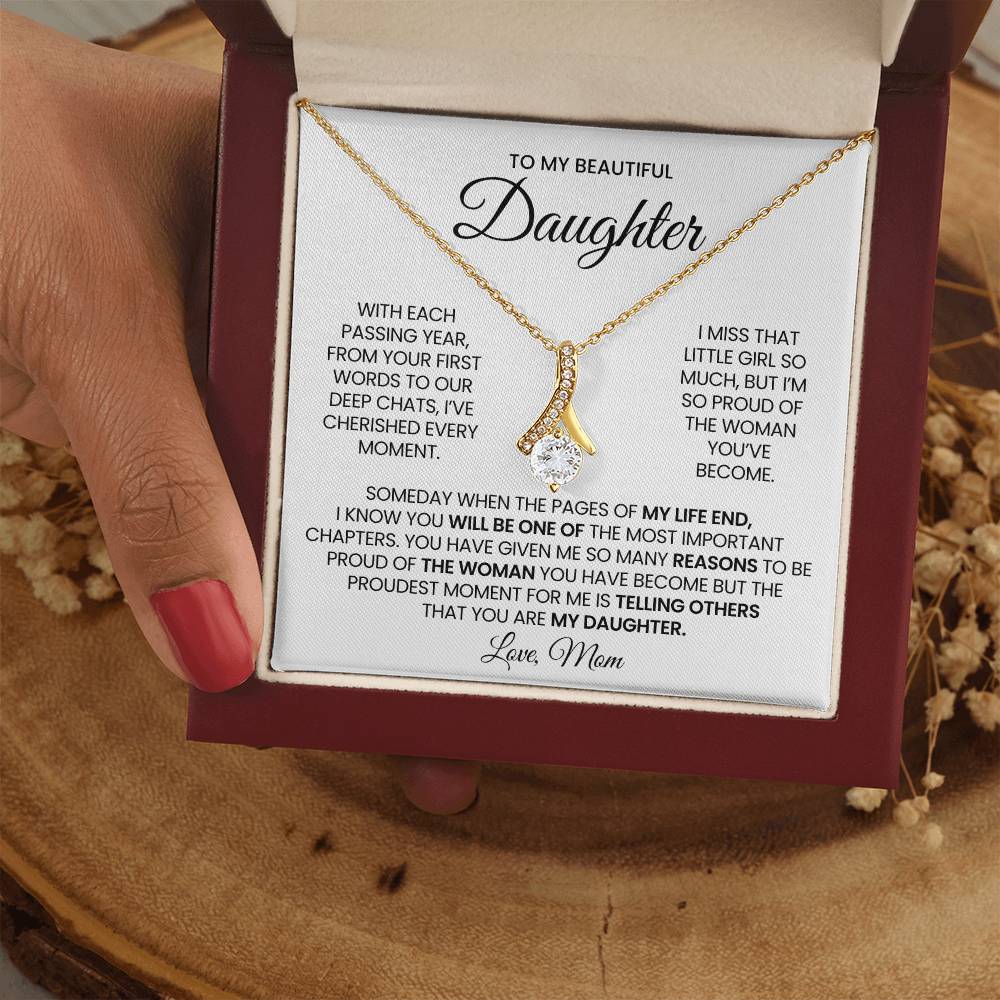 Daughter Alluring Beauty Necklace Gift