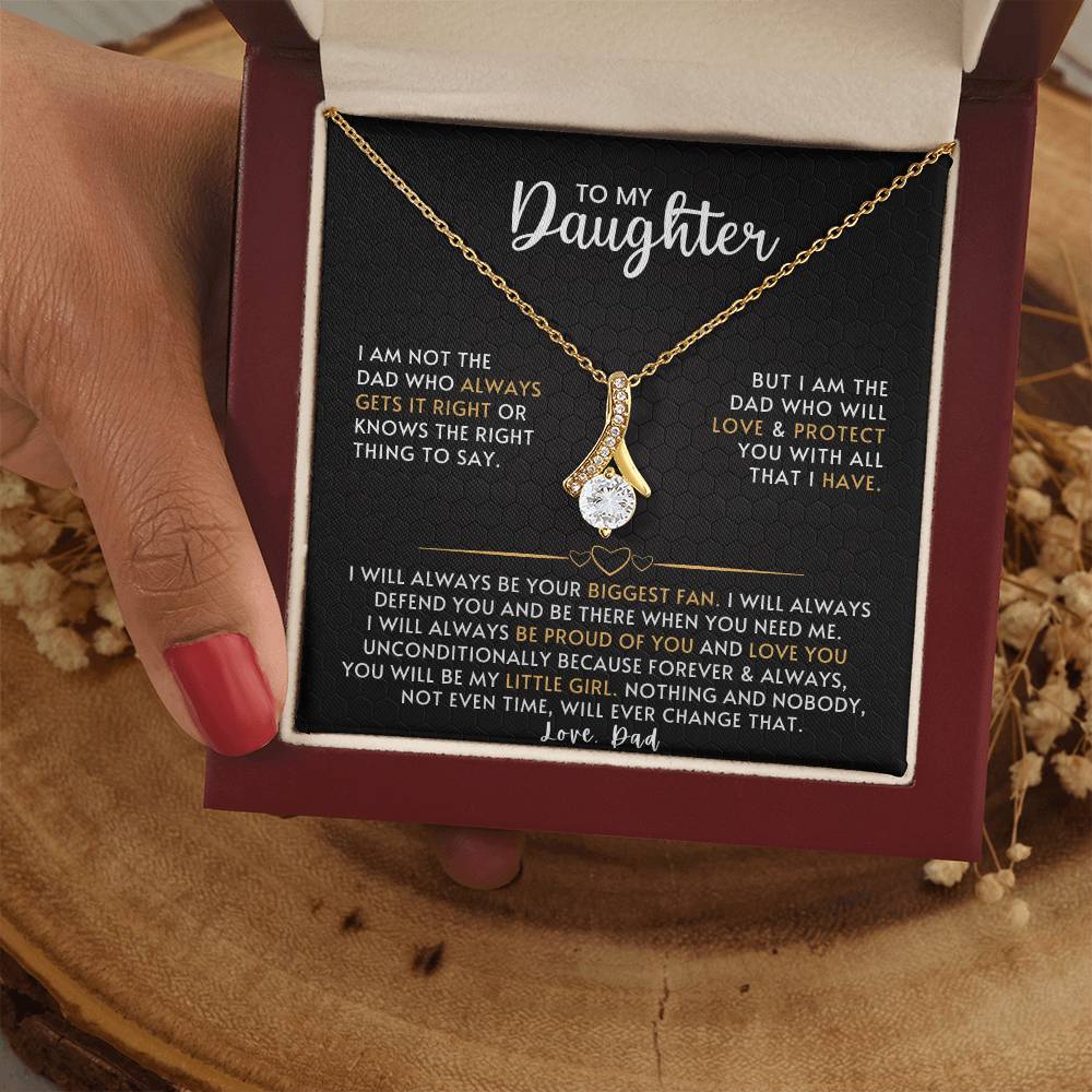 Daughter Alluring Beauty Necklace Gift from Dad