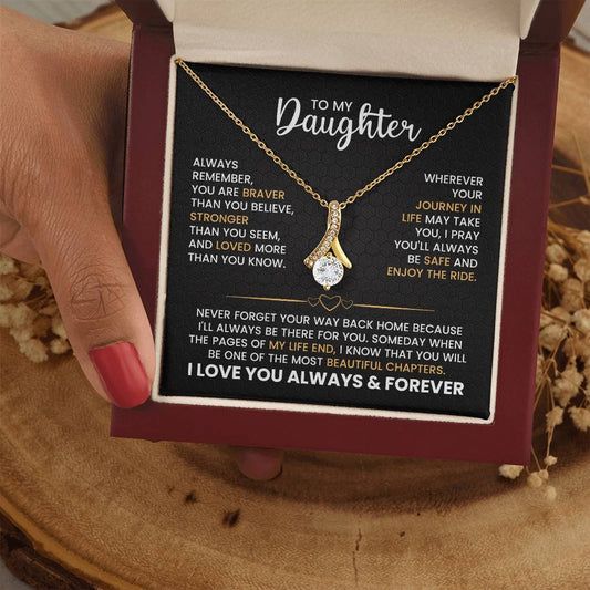 Daughter Alluring Beauty Necklace Gift