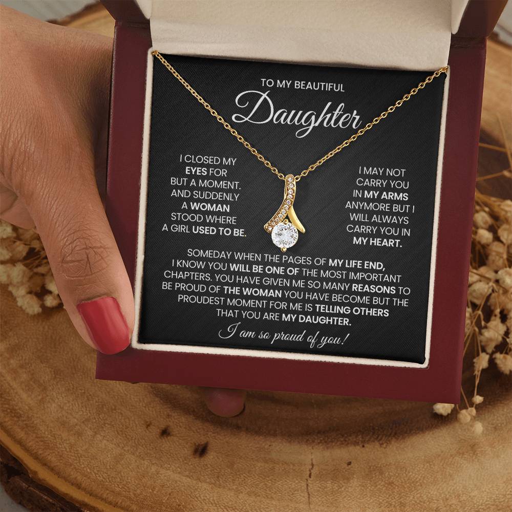 Daughter Alluring Beauty Necklace Gift