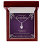 Grandma 80th Birthday Alluring Beauty Necklace-[Heartfelt Family Gift]