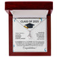 Class of 2025 Petite Ribbon Necklace Gift-[Heartfelt Family Gift]