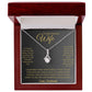 Beautiful Wife Necklace - Alluring Beauty and Style  For the Perfect Gift-[Heartfelt Family Gift]
