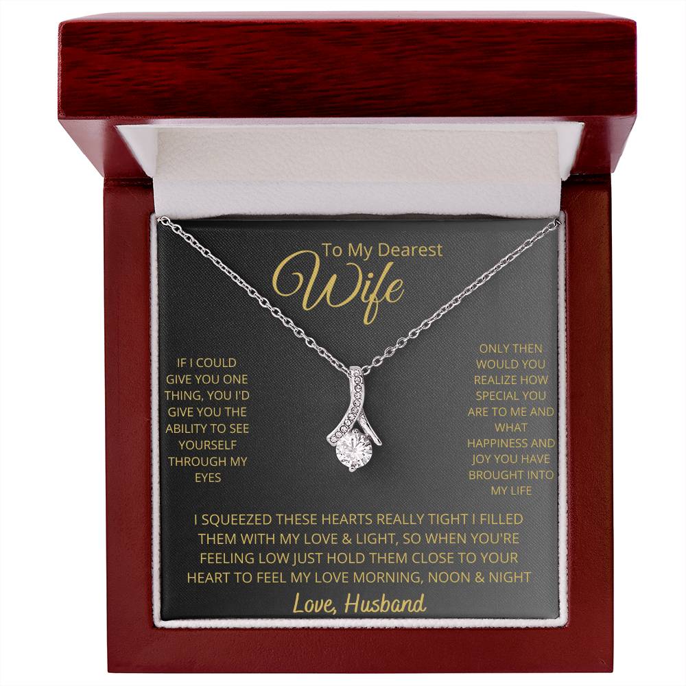 Beautiful Wife Necklace - Alluring Beauty and Style  For the Perfect Gift-[Heartfelt Family Gift]