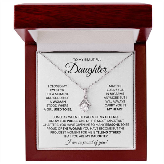 Daughter Alluring Beauty Necklace Gift