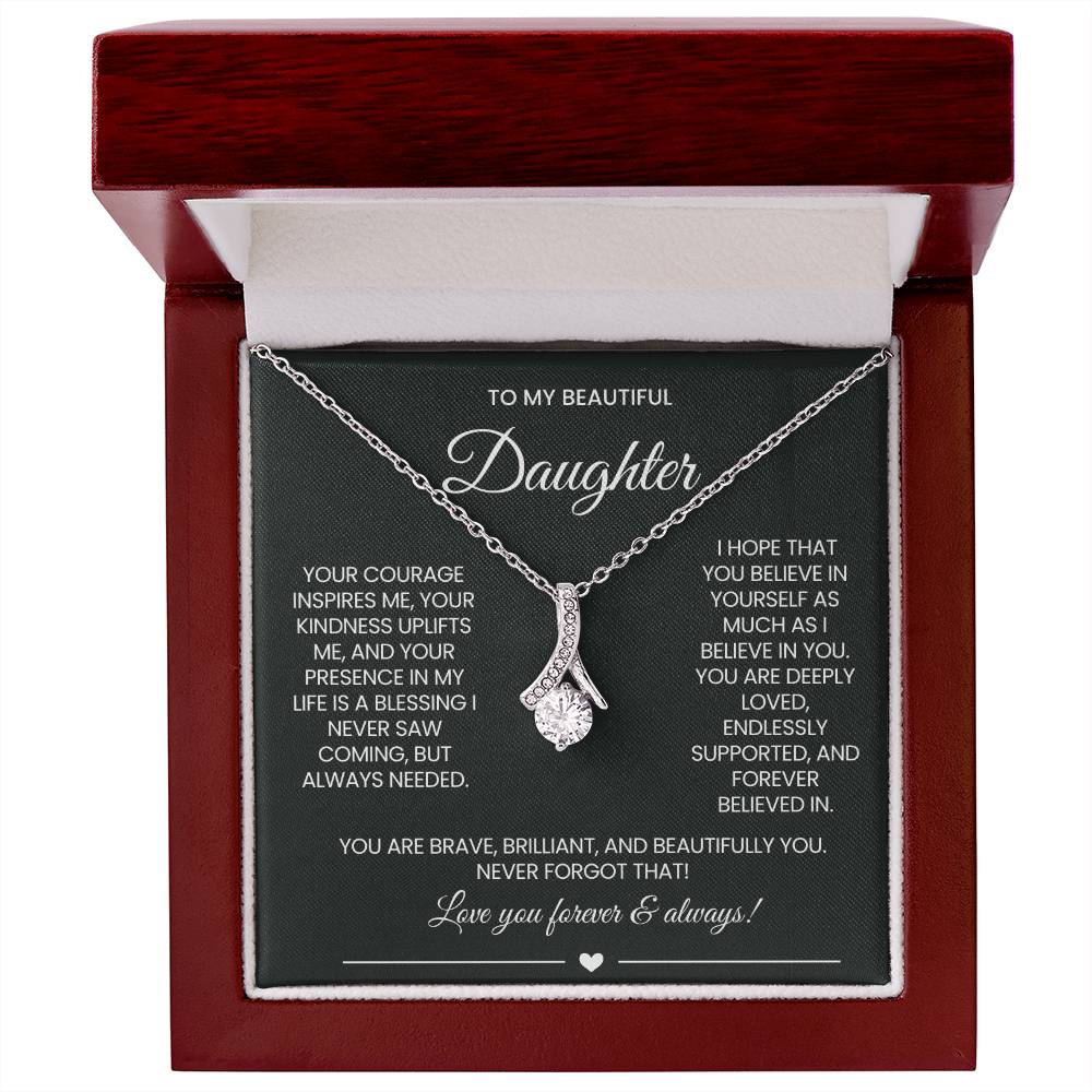 Daughter Alluring Beauty Necklace Gift
