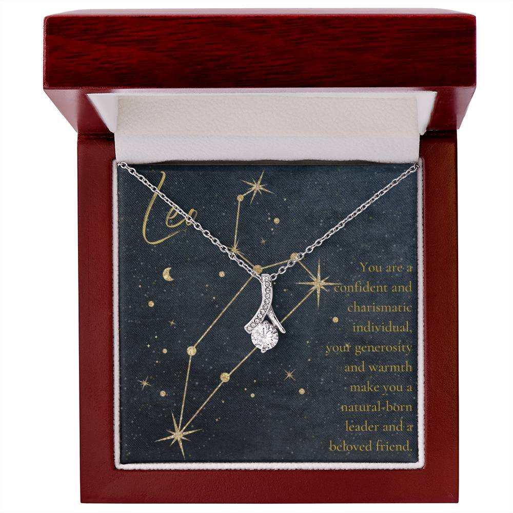 Leo Alluring Beauty Necklace-[Heartfelt Family Gift]