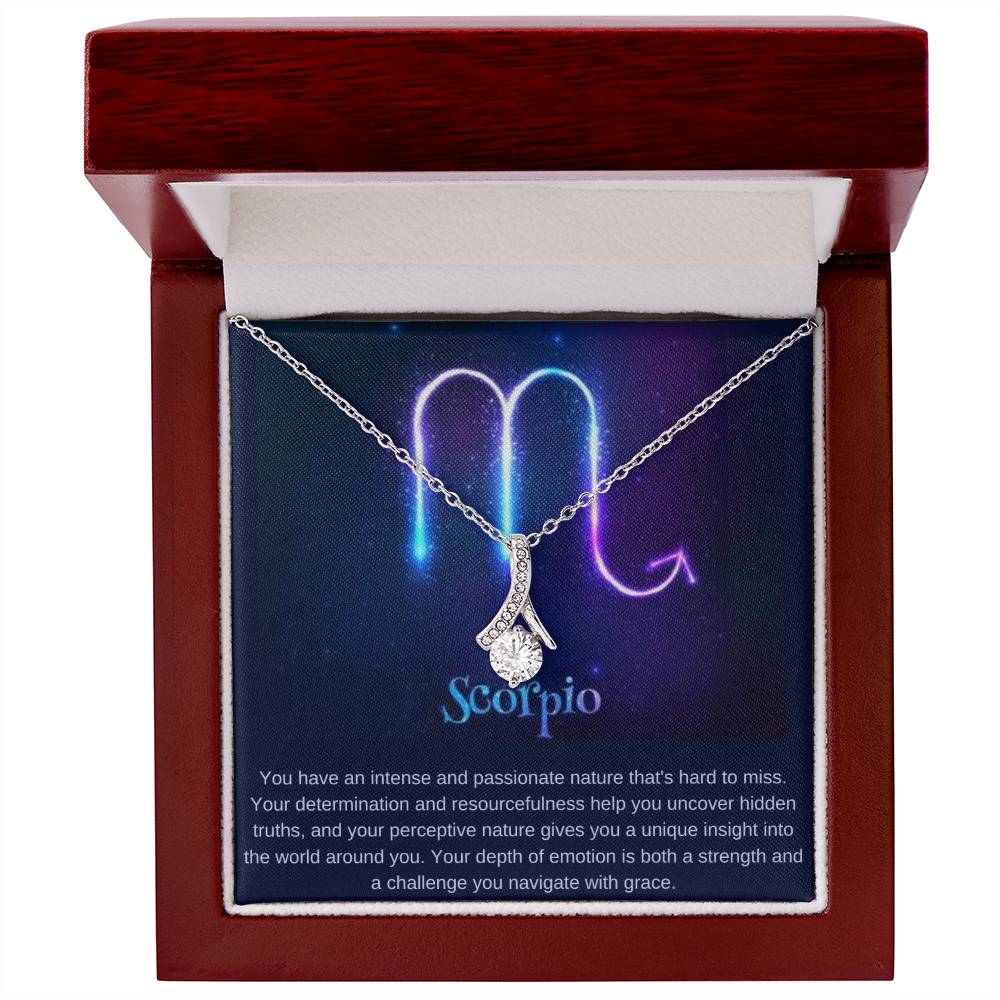 Scorpio Alluring Beauty Necklace-[Heartfelt Family Gift]