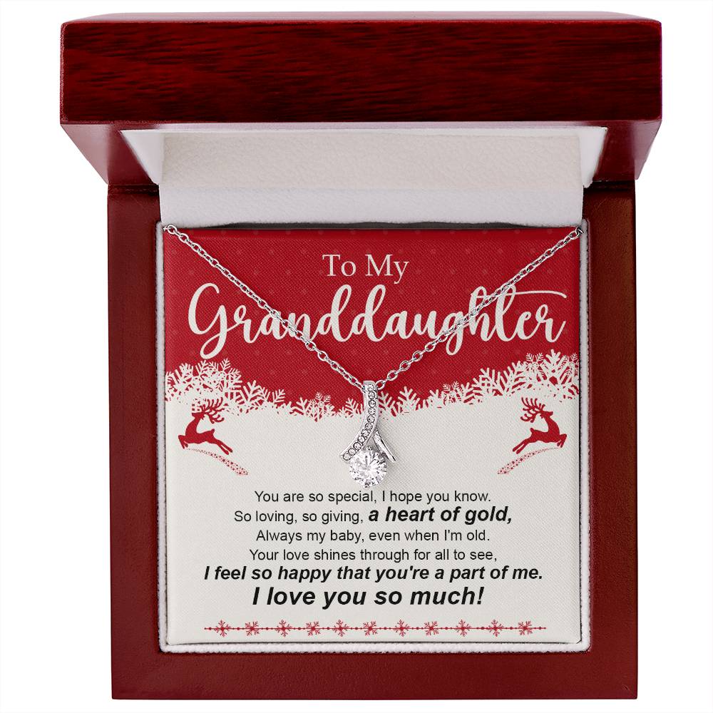 Granddaughter Necklace - Christmas Gift for Her - Personalized Jewelry-[Heartfelt Family Gift]