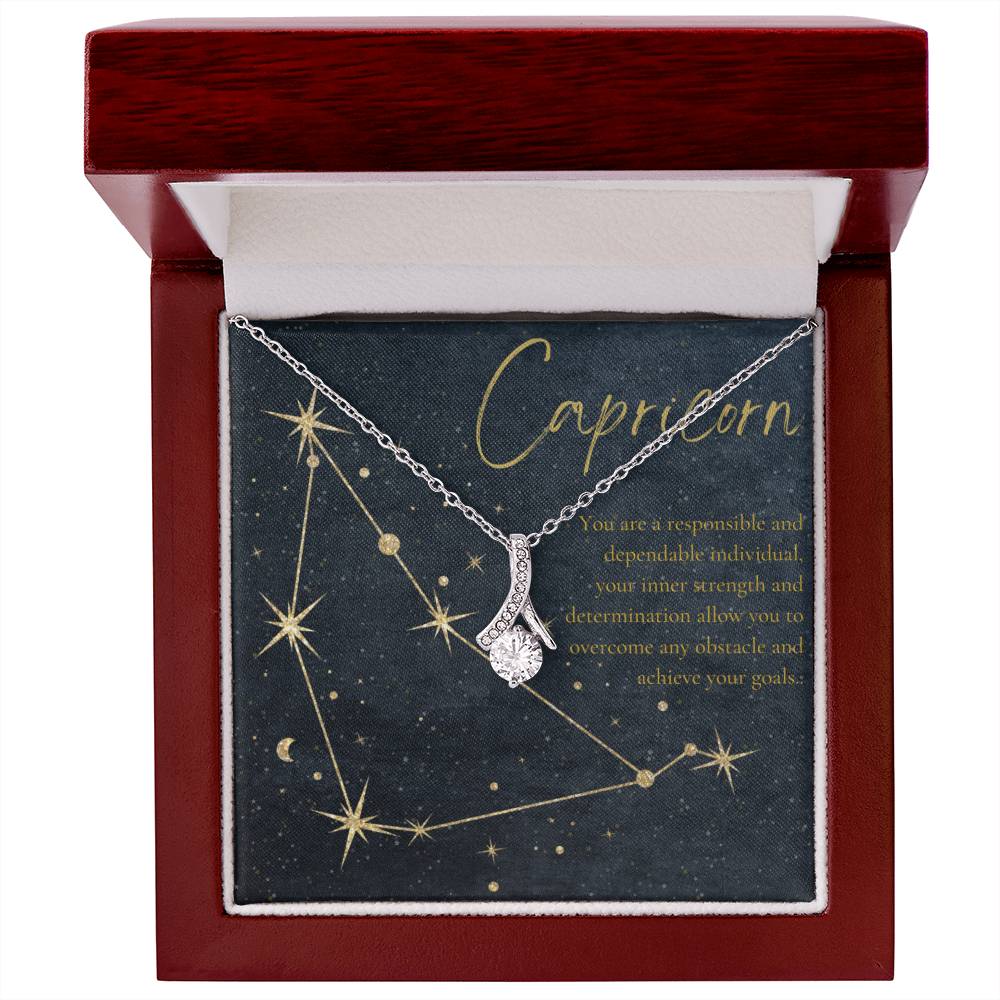 Capricorn Alluring Beauty Necklace-[Heartfelt Family Gift]