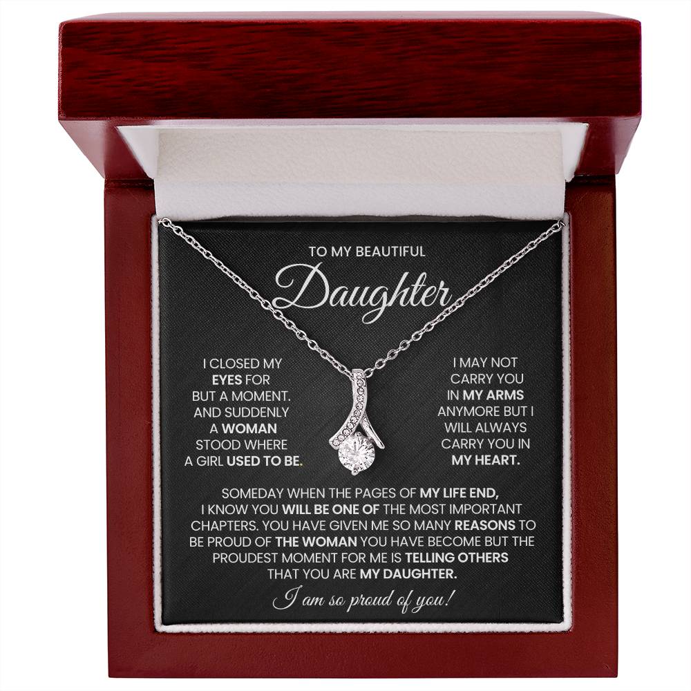 Daughter Alluring Beauty Necklace Gift