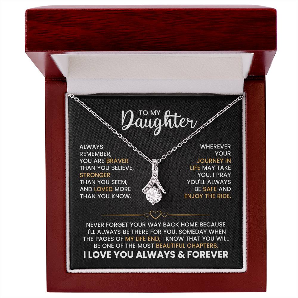 Daughter Alluring Beauty Necklace Gift