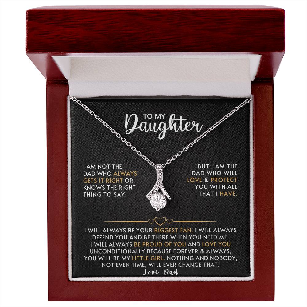 Daughter Alluring Beauty Necklace Gift from Dad