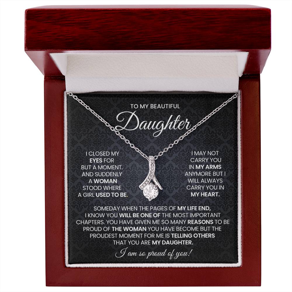 Daughter Alluring Beauty Necklace Gift