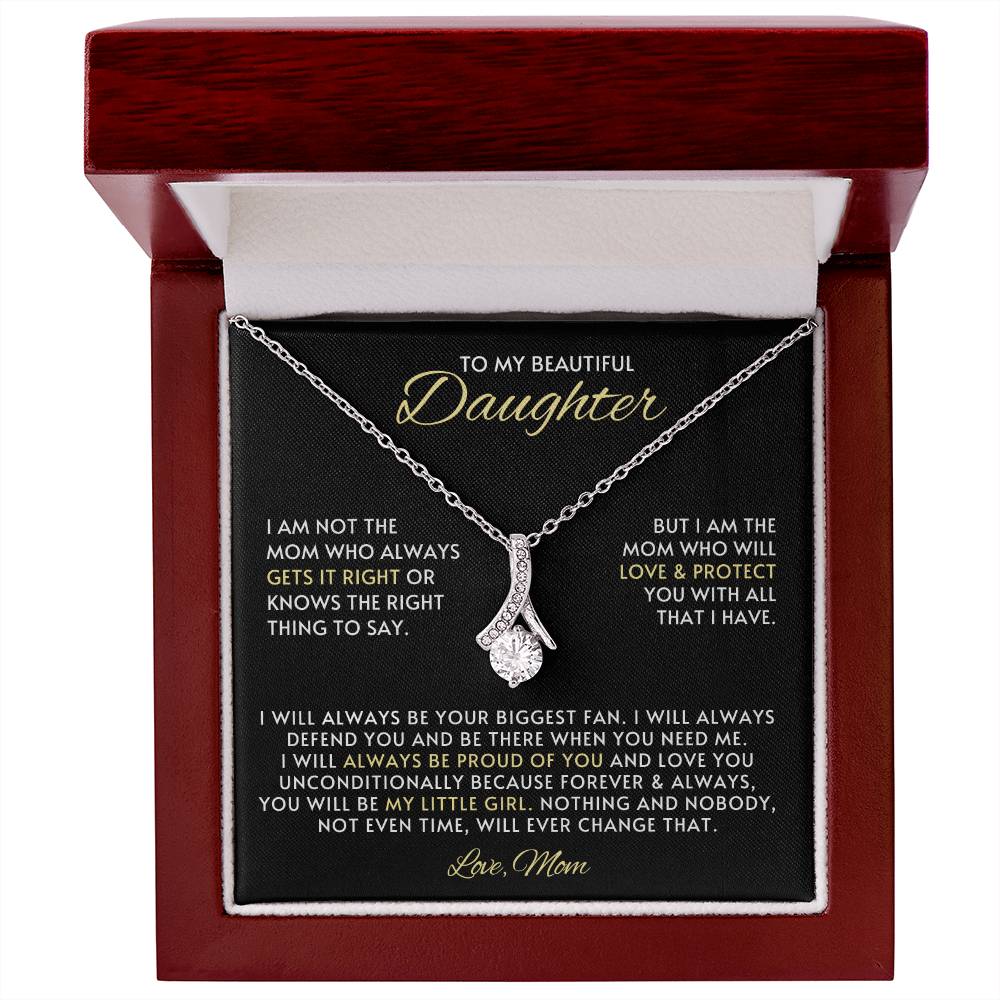 Daughter Alluring Beauty Necklace Gift from Mom