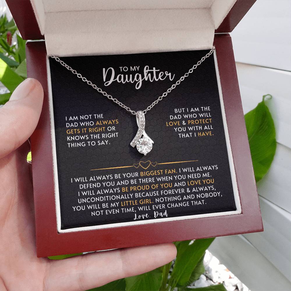 Daughter Alluring Beauty Necklace Gift from Dad