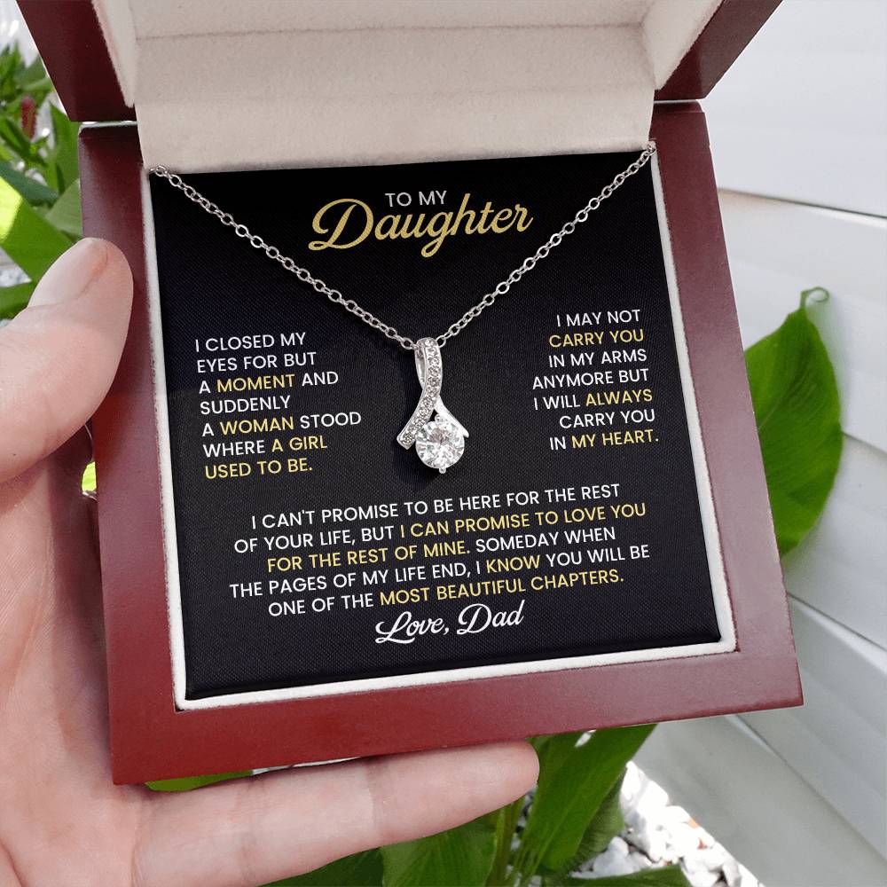 Daughter Alluring Beauty Necklace Gift from Dad