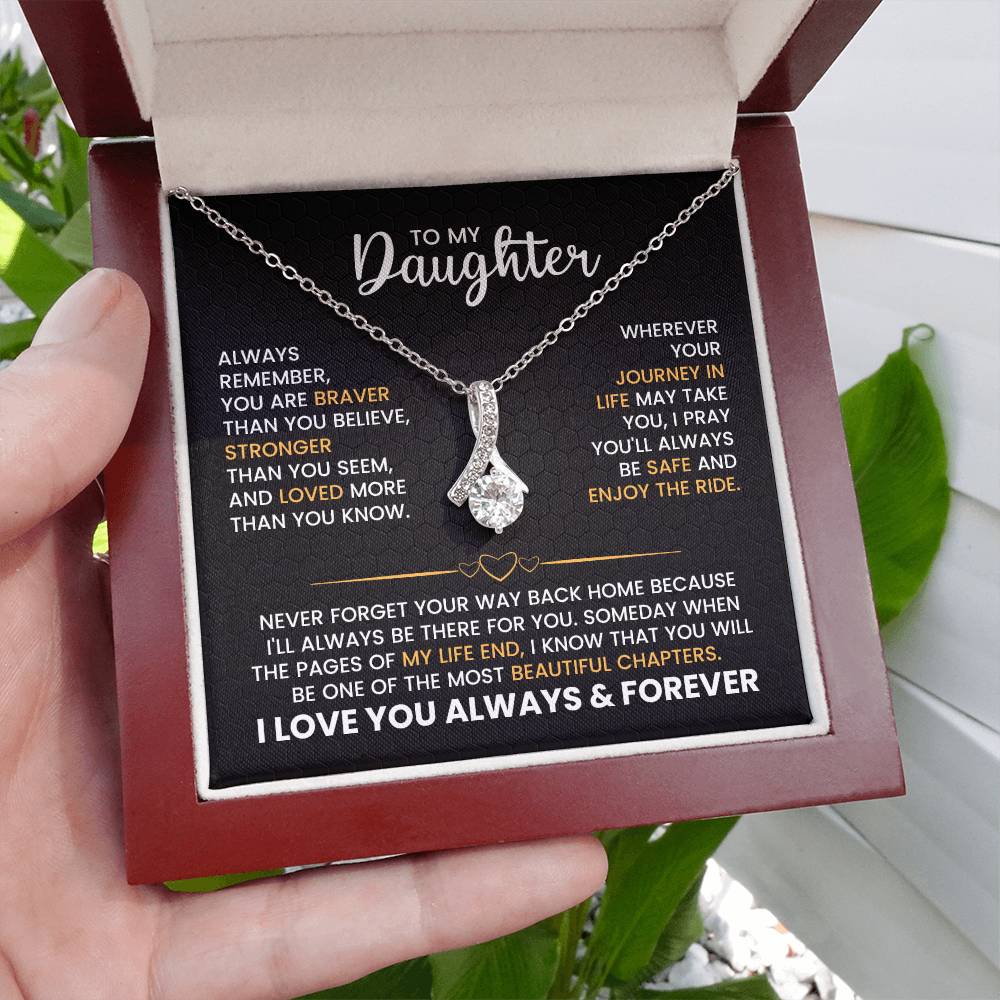 Daughter Alluring Beauty Necklace Gift