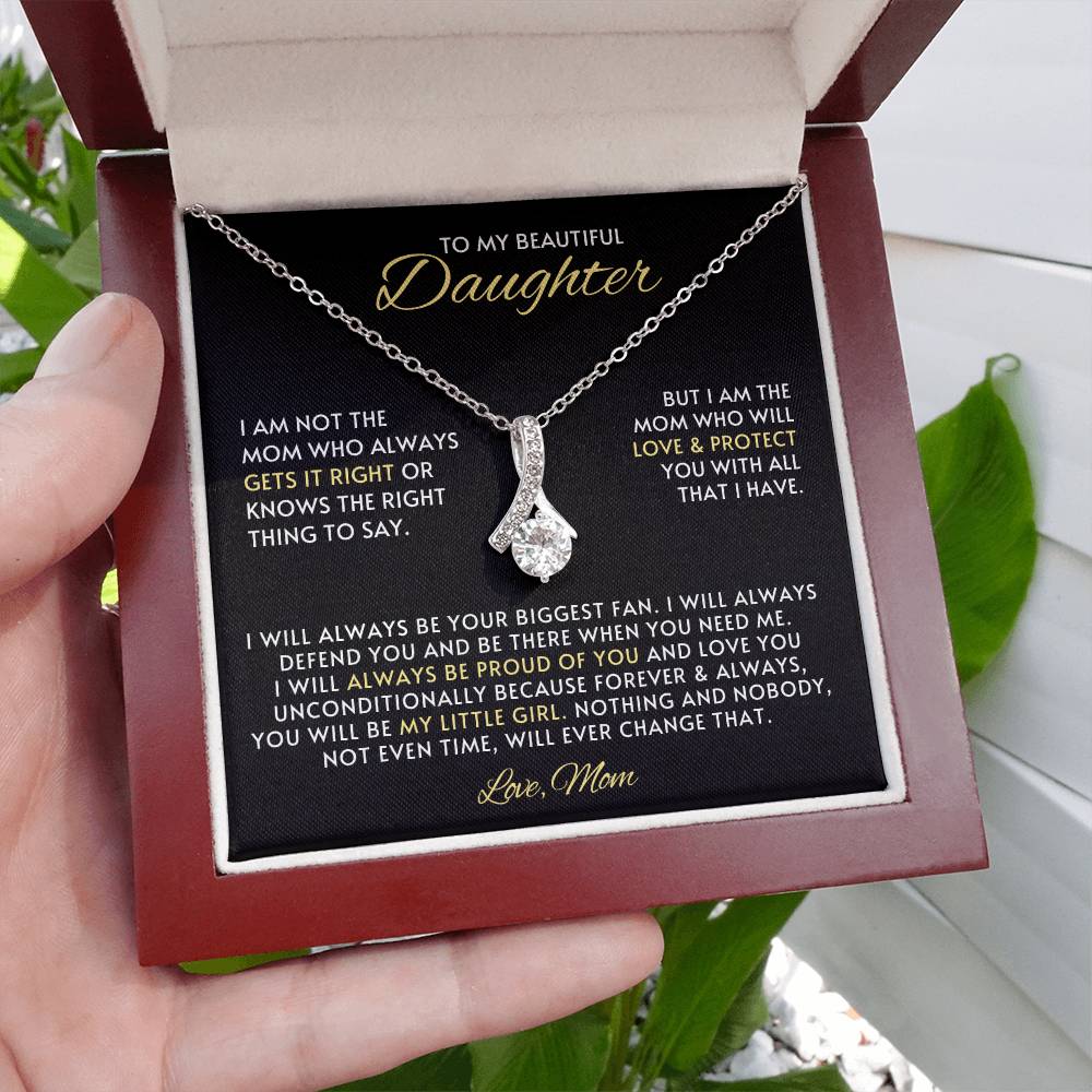 Daughter Alluring Beauty Necklace Gift from Mom