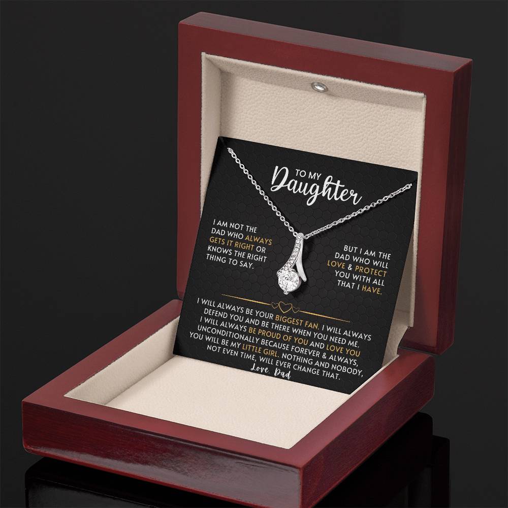 Daughter Alluring Beauty Necklace Gift from Dad