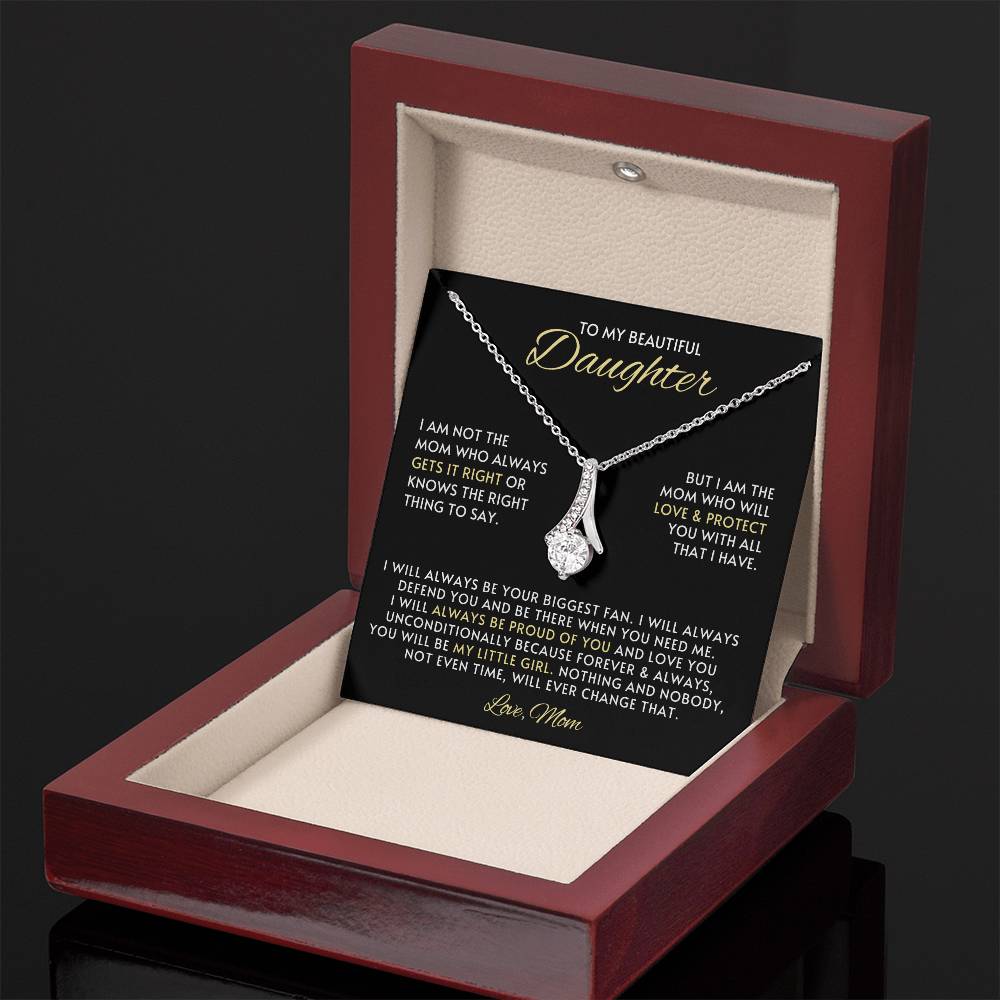 Daughter Alluring Beauty Necklace Gift from Mom