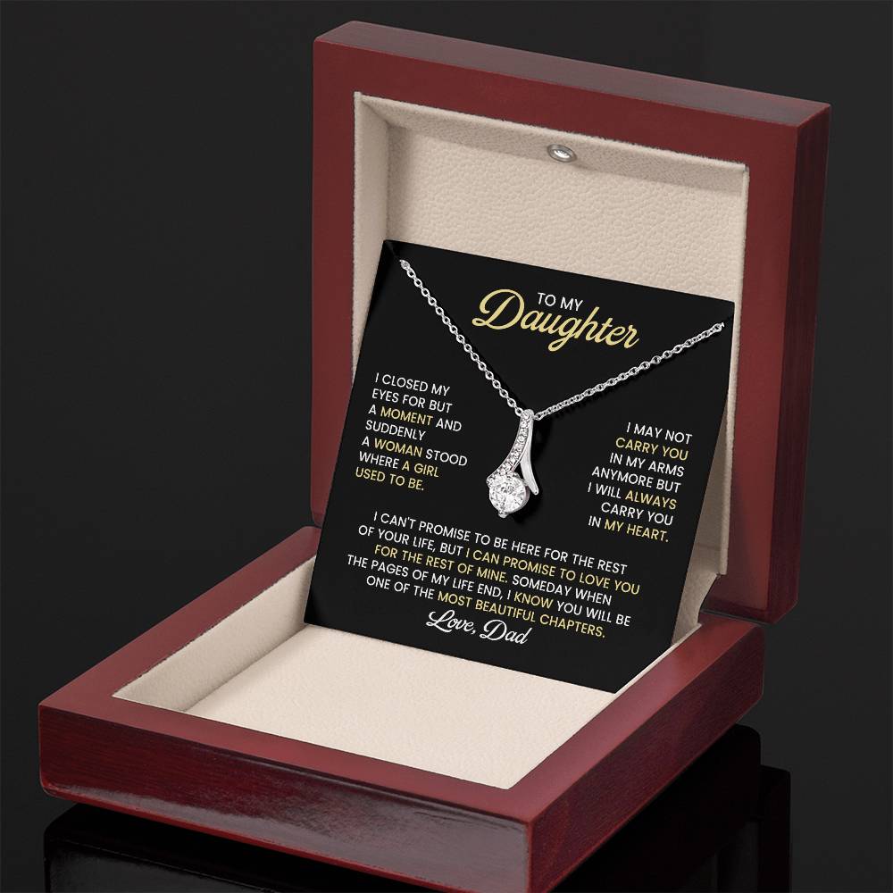 Daughter Alluring Beauty Necklace Gift from Dad