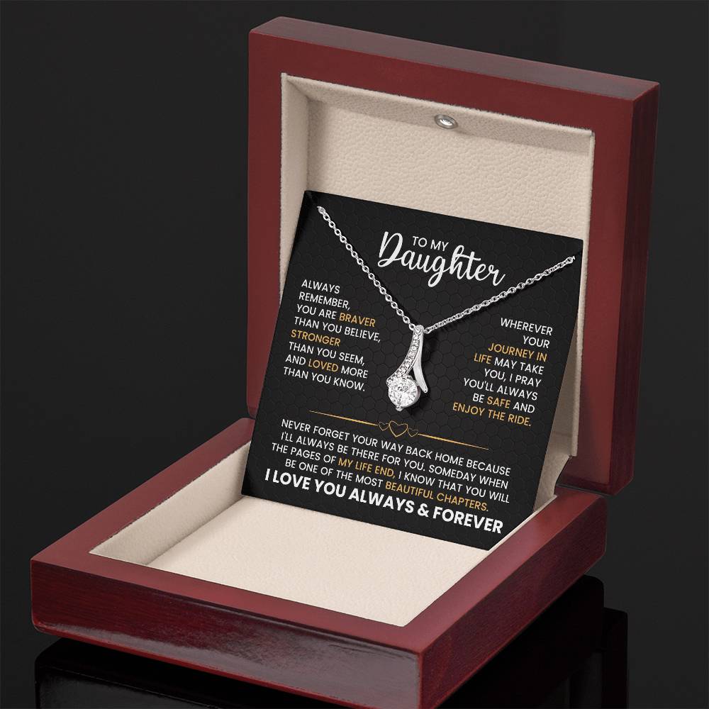 Daughter Alluring Beauty Necklace Gift