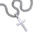 Uncle Personalized Cross Necklace on Cuban Chain-[Heartfelt Family Gift]