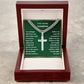 Grandson Personalized Cross Necklace on Cuban Chain-[Heartfelt Family Gift]
