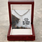 We love each other Personalized Cross Necklace with Cuban Chain-[Heartfelt Family Gift]