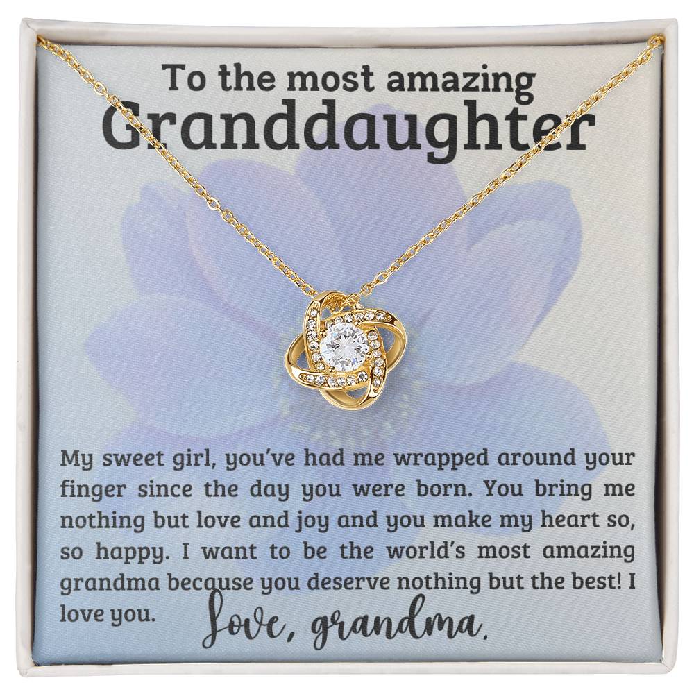 Granddaughter Necklace - Perfect Xmas or Birthday Gift  Meaningful and Elegant Jewelry-[Heartfelt Family Gift]