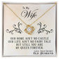 My Queen Forever Love Knot Necklace-[Heartfelt Family Gift]