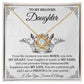 Daughter Necklace Xmas Birthday Gift for Her - Personalized Engraved Pendant-[Heartfelt Family Gift]