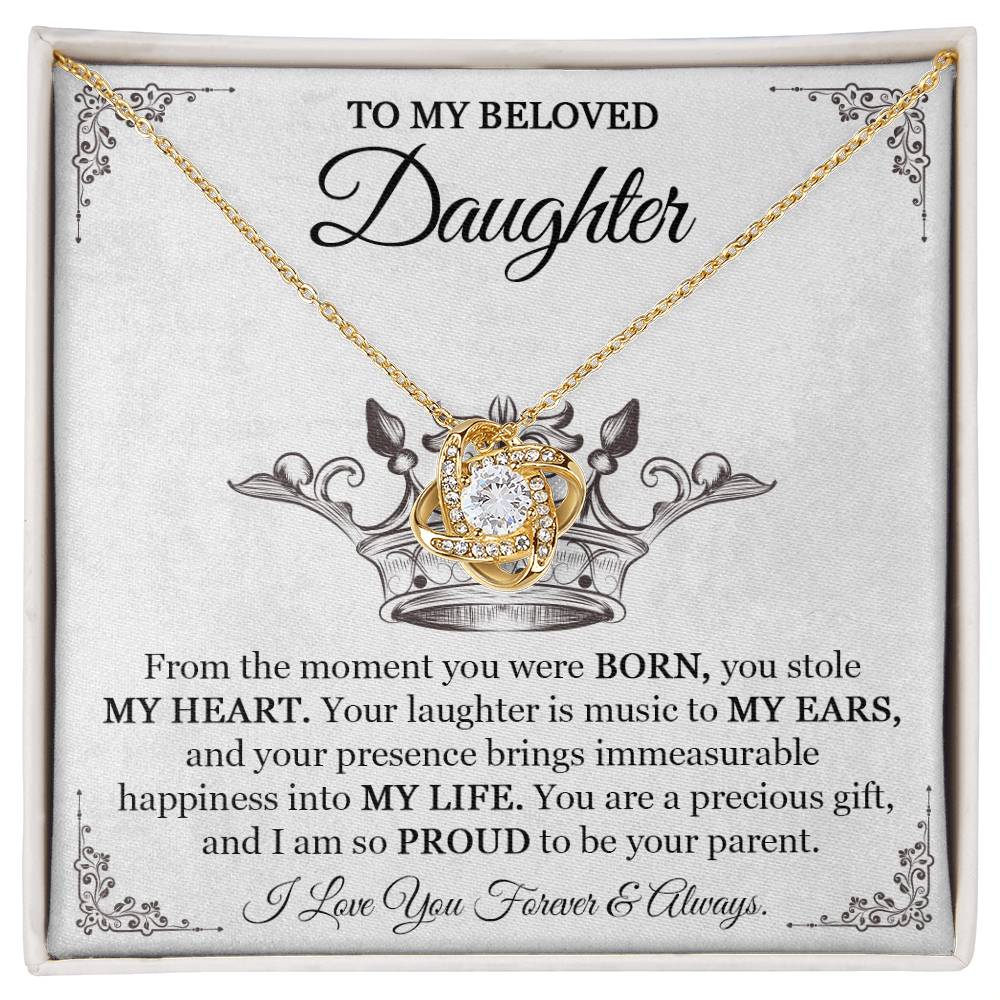 Daughter Necklace Xmas Birthday Gift for Her - Personalized Engraved Pendant-[Heartfelt Family Gift]
