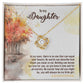 Daughter in My Eyes Knot Necklace-[Heartfelt Family Gift]