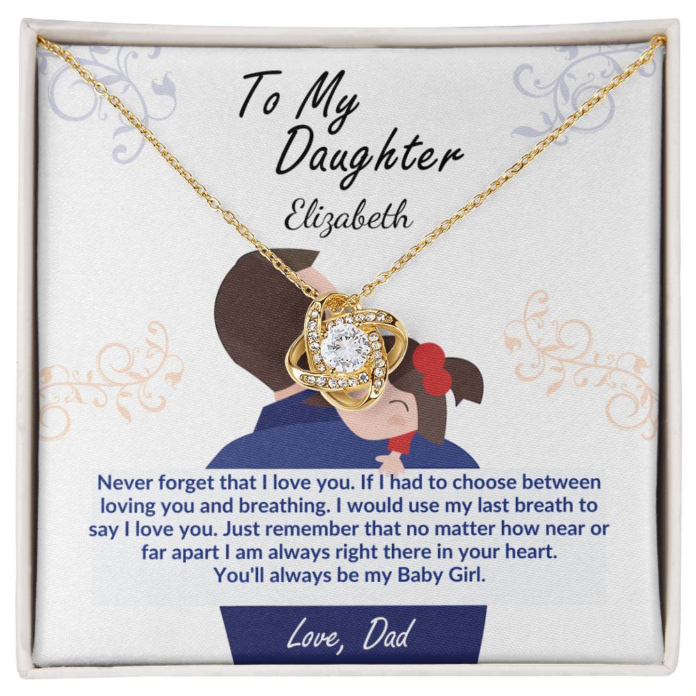 Daughter Necklace Gift from Dad-[Heartfelt Family Gift]