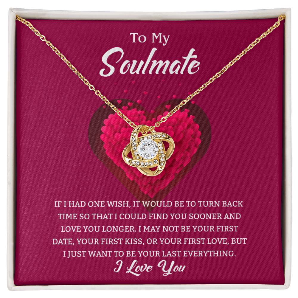 Soulmate Love Knot Necklace-[Heartfelt Family Gift]