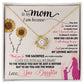 Mom You Are My Sunshine Love Knot Necklace-[Heartfelt Family Gift]