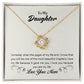 Daughter Pages of Life Knot Necklace-[Heartfelt Family Gift]