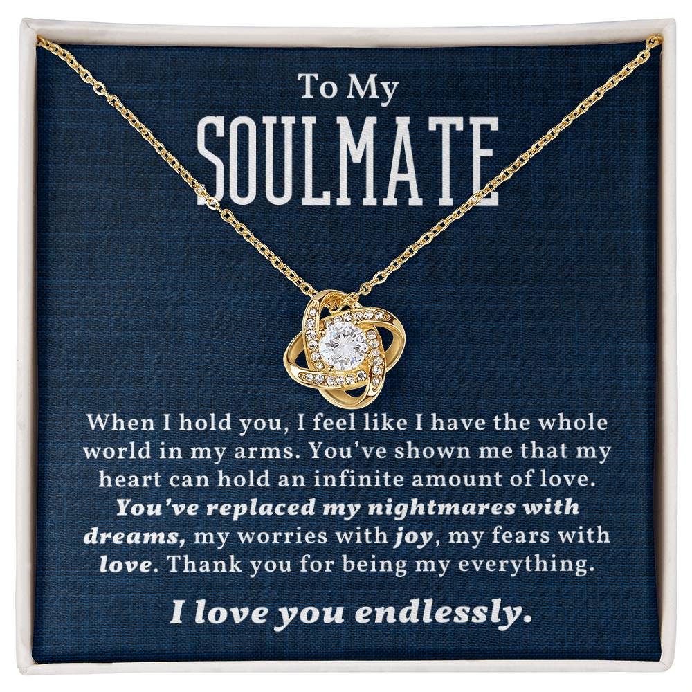 Unique Soulmate Necklace - Perfect Christmas or Valentines Day Gift for Her-[Heartfelt Family Gift]