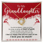 Granddaughter Necklace - Perfect Christmas Gift Personalized and Meaningful-[Heartfelt Family Gift]