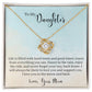 To My Daughter - Learn From Everything- Knot Necklace-[Heartfelt Family Gift]
