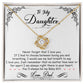 My Baby Girl Love Knot Necklace-[Heartfelt Family Gift]