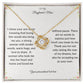 To My Boyfriends Mom Knot Necklace Gift-[Heartfelt Family Gift]
