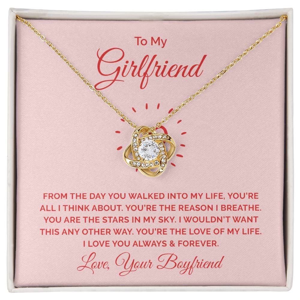 Girlfriend Knot Necklace-[Heartfelt Family Gift]