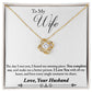 Missing Piece Knot Necklace - Wifes Perfect Gift  Personalized Jewelry-[Heartfelt Family Gift]