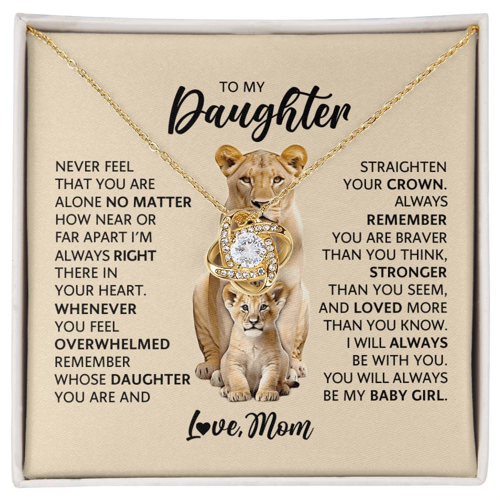 To Daughter Necklace Gift from Mom