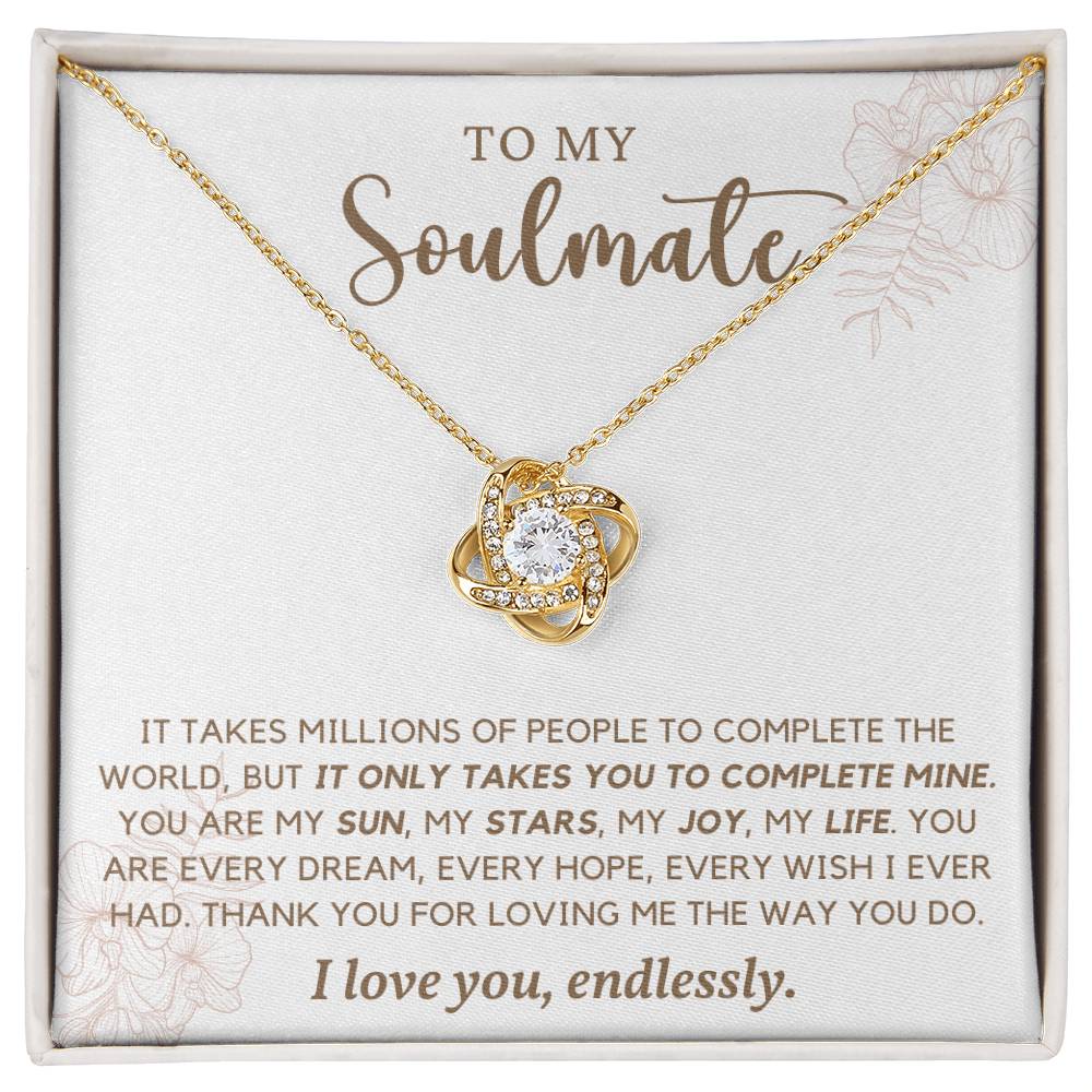 Monogrammed Soulmate Necklace The Perfect Gift for Christmas or Valentines Day-[Heartfelt Family Gift]