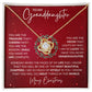 Granddaughter Christmas Necklace Gift-[Heartfelt Family Gift]